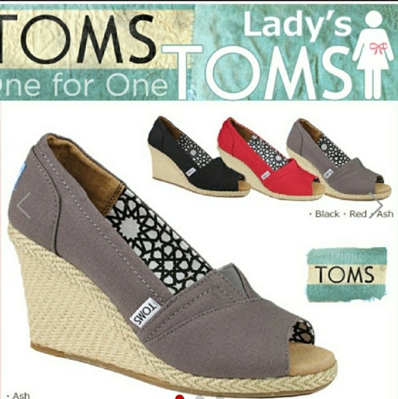 Toms Shoes - Toms wedge heels